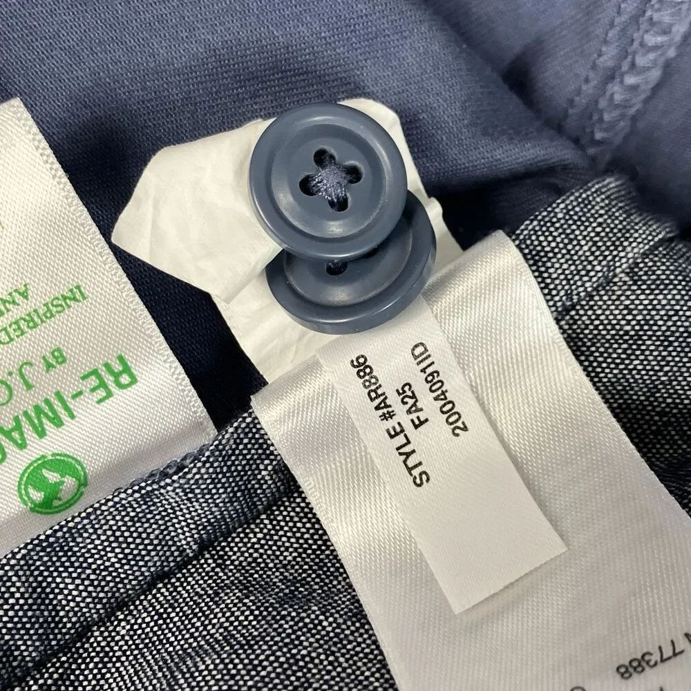J.Crew 770 Straight Fit Stretch Chino Pants Men 34x34 Blue Classic Casual AR886